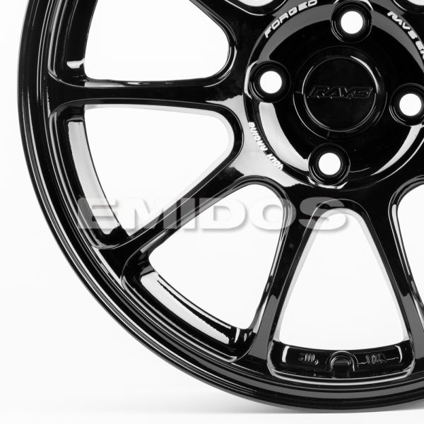 ЛИТЫЕ ДИСКИ 82015 RAYS 1136D-DS305 16 J7 ET35 4X100 73.1 ЧЁРНЫЙ ГЛЯНЦЕВЫЙ