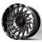 ЛИТЫЕ ДИСКИ 80102 WORX DS241-820BM-2228944 22 J12 ET-44 8X180 124.3 ЧЁРНЫЙ + ПОЛИРОВАННЫЙ СПИЦЫ