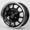 ЛИТЫЕ ДИСКИ 80258 X1229-SK135 15 J7 ET38 4X100 73.1 ЧЁРНЫЙ ГЛЯНЦЕВЫЙ + ПОЛИРОВАННЫЙ ОБОД