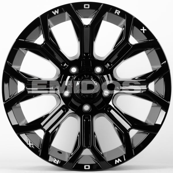 ЛИТЫЕ ДИСКИ 80329 WORX 821 20 J9 ET18 5X139.7/5X150 110.1 ЧЁРНЫЙ