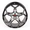 ЛИТЫЕ ДИСКИ 80496 VEEMANN BX04-CS242 18 J8 ET35 5X114.3 73.1 ЧЁРНЫЙ + ПОЛИРОВАННЫЕ СПИЦЫ