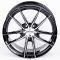 ЛИТЫЕ ДИСКИ 80749 ZERO 2239-DS182 17 J7.5 ET38 5X108 73.1 ЧЁРНЫЙ ГЛЯНЦЕВЫЙ + ПОЛИРОВАННЫЕ СПИЦЫ