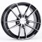 ЛИТЫЕ ДИСКИ 80749 ZERO 2239-DS182 17 J7.5 ET38 5X108 73.1 ЧЁРНЫЙ ГЛЯНЦЕВЫЙ + ПОЛИРОВАННЫЕ СПИЦЫ