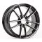 ЛИТЫЕ ДИСКИ 80750 ZERO 2239-DS191 18 J8 ET40 5X108 73.1 ЧЁРНЫЙ ГЛЯНЦЕВЫЙ + ПОЛИРОВАННЫЕ СПИЦЫ