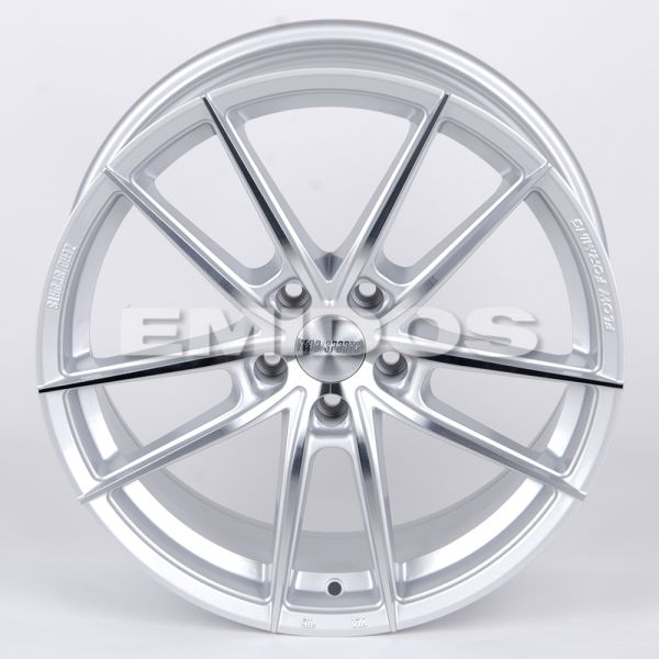 ЛИТЫЕ ДИСКИ 81478 ZERO 2239-FG565 17 J7.5 ET38 5X114.3 73.1 СЕРЕБРО + ПОЛИРОВАННЫЕ СПИЦЫ