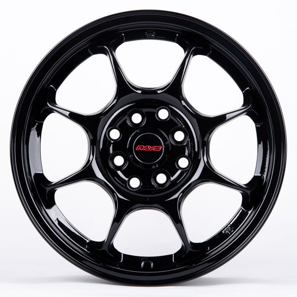 ЛИТЫЕ ДИСКИ 80833 RAYS K804X-CS214 15 J7 ET35 4X100/4X114.3 73.1 ЧЁРНЫЙ ГЛЯНЦЕВЫЙ