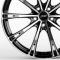 ЛИТЫЕ ДИСКИ 81081 ABT F0161-DS204 19 J8.5 ET35 5X112 66.6 ЧЁРНЫЙ ГЛЯНЦЕВЫЙ + ПОЛИРОВАННЫЕ СПИЦЫ