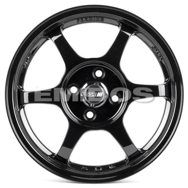 ЛИТЫЕ ДИСКИ 81252 SSR 6052X-SV252 15 J6.5 ET40 4X100 73.1 ЧЁРНЫЙ ГЛЯНЦЕВЫЙ