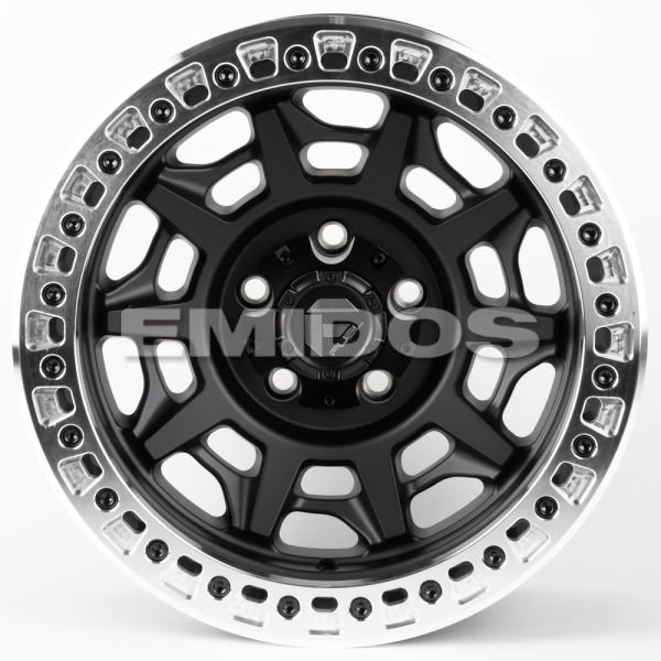 ЛИТЫЕ ДИСКИ 81305 FUEL 2628-SF058 17 J9 ET-15 5X127 71.5 ЧЁРНЫЙ МАТОВЫЙ + ПОЛИРОВАННЫЙ БЕДЛОК