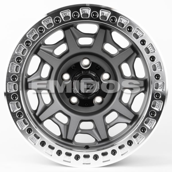 ЛИТЫЕ ДИСКИ 81304 FUEL 2628-SF058 17 J9 ET-15 5X127 71.5 ГРАФИТ МАТОВЫЙ + ПОЛИРОВАННЫЙ БЕДЛОК