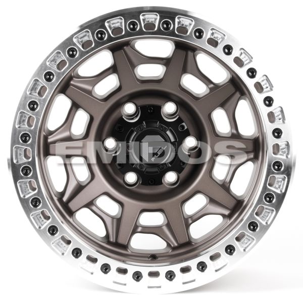 ЛИТЫЕ ДИСКИ 81312 FUEL 2628-SF058 17 J9 ET-15 6X139.7 106.1 БРОНЗА МАТОВАЯ + ПОЛИРОВАННЫЙ БЕДЛОК