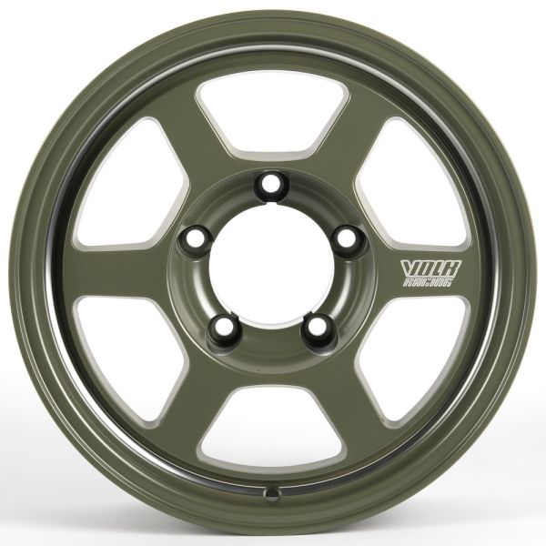 ЛИТЫЕ ДИСКИ 81401 RAYS 61143-DS171 16 J6.5 ET-25 5X139.7 108.1 ЗЕЛЁНЫЙ МАТОВЫЙ + ПОЛИРОВКА