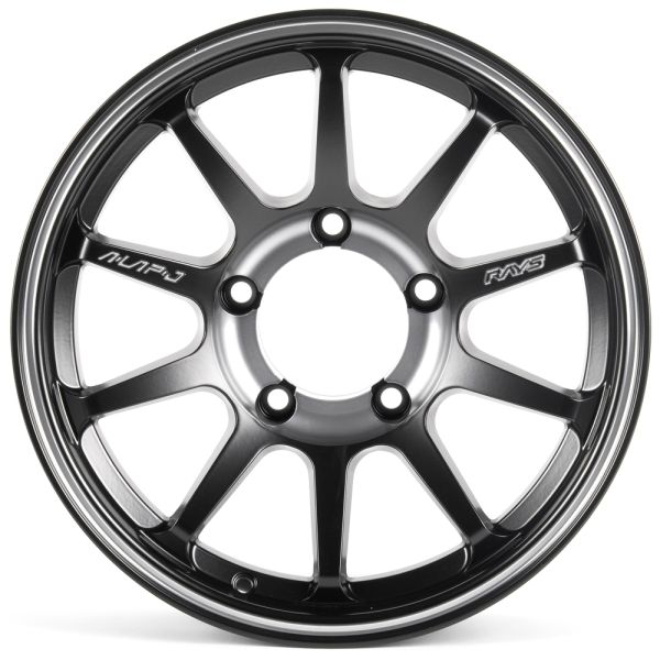 ЛИТЫЕ ДИСКИ 81406 RAYS FG421 16 J6.5 ET-25 5X139.7 108.1 ЧЁРНЫЙ МАТОВЫЙ + ПОЛИРОВКА + ТЁМНЫЙ ЛАК