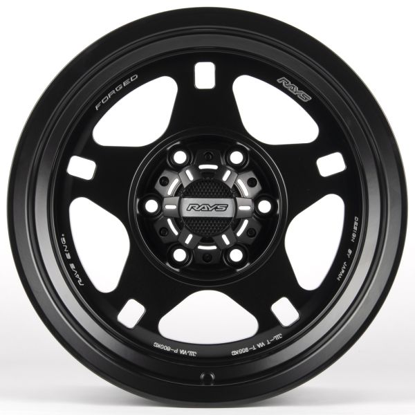 ЛИТЫЕ ДИСКИ 81408 RAYS X5088-SB386 17 J8.5 ET0 6X139.7 106.1 ЧЁРНЫЙ МАТОВЫЙ