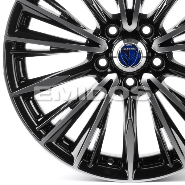 ЛИТЫЕ ДИСКИ 81425 RAYS 1127X-FG441 18 J8 ET38 5X108 73.1 ЧЁРНЫЙ ГЛЯНЦЕВЫЙ + ПОЛИРОВАННЫЕ СПИЦЫ ПОД Т