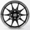 ЛИТЫЕ ДИСКИ 81429 WORK 12243-FG412 15 J6.5 ET35 4X100 73.1 ЧЁРНЫЙ ГЛЯНЦЕВЫЙ + ПОЛИРОВАННЫЙ ОБОД