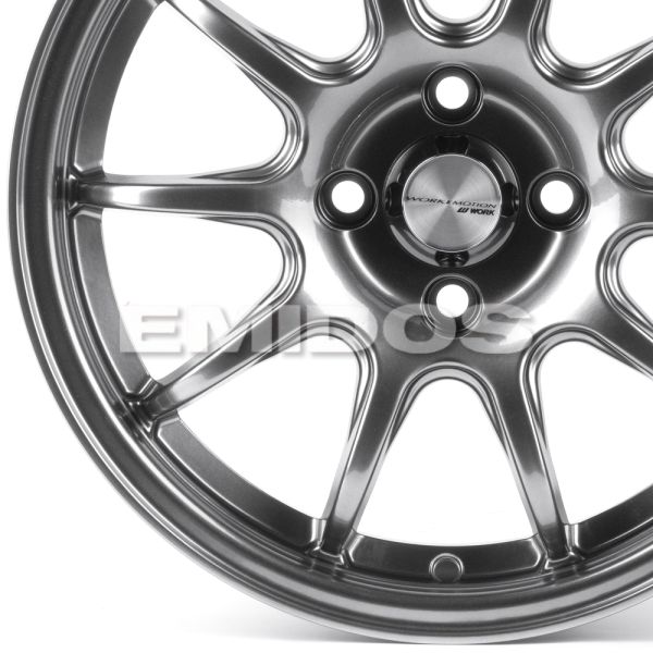 ЛИТЫЕ ДИСКИ 81431 WORK 12243-FG412 15 J6.5 ET35 4X100 73.1 СЕРЕБРО ТЁМНОЕ