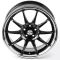 ЛИТЫЕ ДИСКИ 81434 WORK 12243-CT345 17 J7.5 ET40 5X100 73.1 ЧЁРНЫЙ ГЛЯНЦЕВЫЙ + ПОЛИРОВАННЫЙ ОБОД