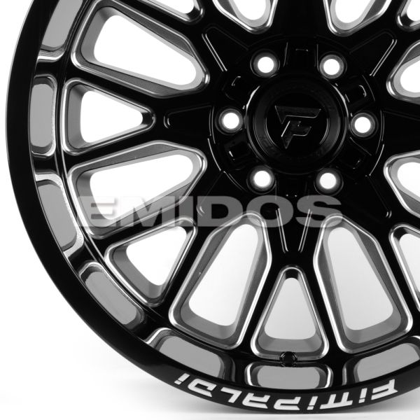 ЛИТЫЕ ДИСКИ 81616 FITTIPALDI FA18BM 20 J12 ET-44 6X135/6X139.7 106.1 ЧЁРНЫЙ ГЛЯНЦЕВЫЙ + ПОЛИРОВАННЫЕ