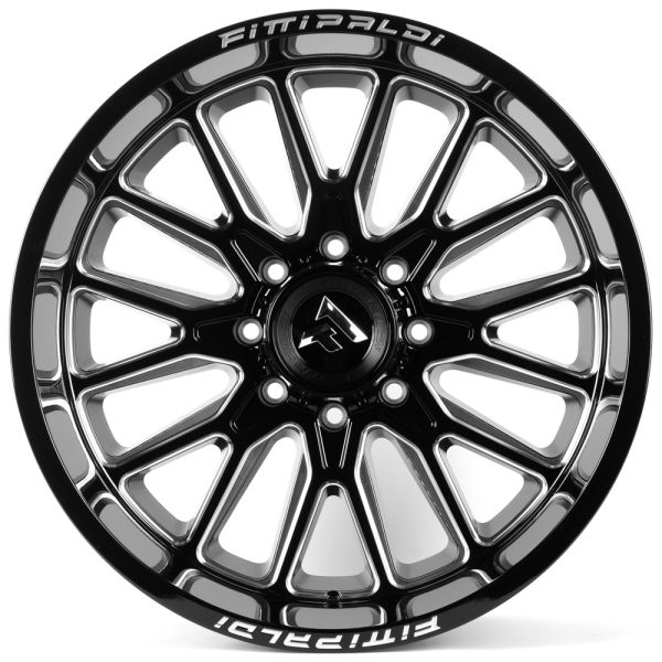 ЛИТЫЕ ДИСКИ 81617 FITTIPALDI FA18BM 22 J12 ET-44 8X170 125,2 ЧЁРНЫЙ ГЛЯНЦЕВЫЙ + ПОЛИРОВАННЫЕ СПИЦЫ