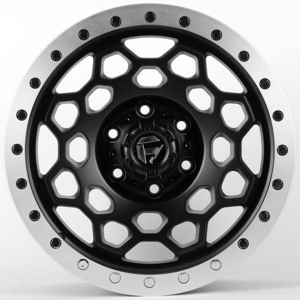 ЛИТЫЕ ДИСКИ 81624 FUEL FC240-7-CT480 17 J8.5 ET0 6X135 87.1 ЧЁРНЫЙ МАТОВЫЙ + ПОЛИРОВАННЫЙ ОБОД + ХРО