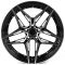 ЛИТЫЕ ДИСКИ 82152 ADV1 XL6001-14-DS345 19 J8.5 ET35 5X112 66.56 ЧЁРНЫЙ + ПОЛИРОВАННЫЕ СПИЦЫ
