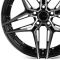 ЛИТЫЕ ДИСКИ 82152 ADV1 XL6001-14-DS345 19 J8.5 ET35 5X112 66.56 ЧЁРНЫЙ + ПОЛИРОВАННЫЕ СПИЦЫ