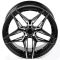ЛИТЫЕ ДИСКИ 82152 ADV1 XL6001-14-DS345 19 J8.5 ET35 5X112 66.56 ЧЁРНЫЙ + ПОЛИРОВАННЫЕ СПИЦЫ