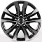 ЛИТЫЕ ДИСКИ 81827 LEXUS IV-869-SF100 20 J8.5 ET45 5X150 110.1 ЧЁРНЫЙ ГЛЯНЦЕВЫЙ + ПОЛИРОВАННЫЕ СПИЦЫ