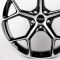 ЛИТЫЕ ДИСКИ 81884 AUDI IVF-3206-FG595 19 J8.5 ET35 5X112 66.45 ЧЁРНЫЙ ГЛЯНЦЕВЫЙ + ПОЛИРОВАННЫЕ СПИЦЫ