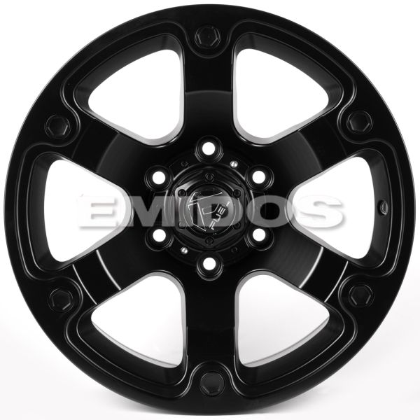 ЛИТЫЕ ДИСКИ 81972 FUEL IV-212-SM157 17 J8.5 ET0 6X139.7 110 ЧЁРНЫЙ МАТОВЫЙ