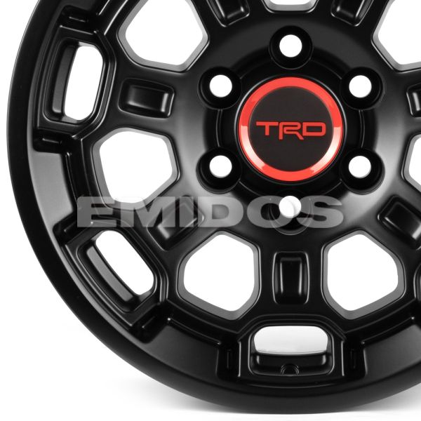 ЛИТЫЕ ДИСКИ 81977 TRD IV-1833-CT479 17 J8 ET5 6X139.7 106.1 ЧЁРНЫЙ МАТОВЫЙ