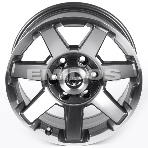 ЛИТЫЕ ДИСКИ 82039 TOYOTA IVF-3363-DS315 17 J7.5 ET15 6X139.7 106.1 ГРАФИТ ГЛЯНЦЕВЫЙ + ПОЛИРОВАННЫЕ С