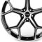 ЛИТЫЕ ДИСКИ 82092 AUDI IVF-3206 21 J9 ET25 5X112 66.45 ЧЁРНЫЙ + ПОЛИРОВАННЫЕ СПИЦЫ