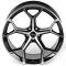 ЛИТЫЕ ДИСКИ 82092 AUDI IVF-3206 21 J9 ET25 5X112 66.45 ЧЁРНЫЙ + ПОЛИРОВАННЫЕ СПИЦЫ