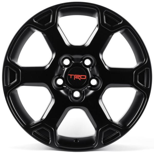 ЛИТЫЕ ДИСКИ 82182 TRD F7789-FG566 17 J8 ET38 5X114.3 60.1 ЧЁРНЫЙ МАТОВЫЙ