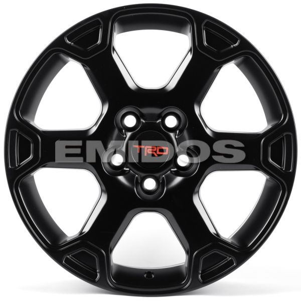 ЛИТЫЕ ДИСКИ 82182 TRD F7789-FG566 17 J8 ET38 5X114.3 60.1 ЧЁРНЫЙ МАТОВЫЙ