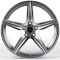 ЛИТЫЕ ДИСКИ 82223 MERCEDES-BENZ DQ027-SM169 18 J8 ET35 5X112 66.56 ГРАФИТ + ПОЛИРОВАННЫЕ СПИЦЫ