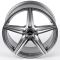 ЛИТЫЕ ДИСКИ 82223 MERCEDES-BENZ DQ027-SM169 18 J8 ET35 5X112 66.56 ГРАФИТ + ПОЛИРОВАННЫЕ СПИЦЫ