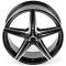 ЛИТЫЕ ДИСКИ 82330 MERCEDES-BENZ XF012-CT492 18 J8 ET38 5X112 66.45 ЧЁРНЫЙ ГЛЯНЦЕВЫЙ + ПОЛИРОВАННЫЕ С