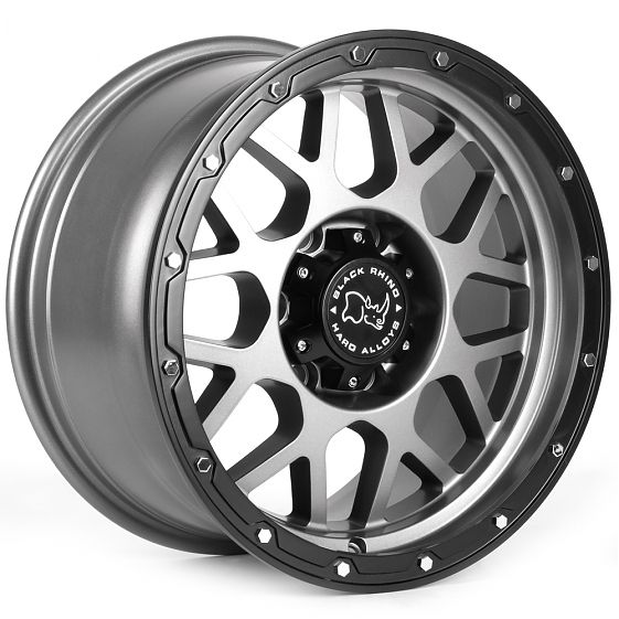 Комплект дисков 23346/17/106.1/Графит Матовый + Чёрный Матовый Обод