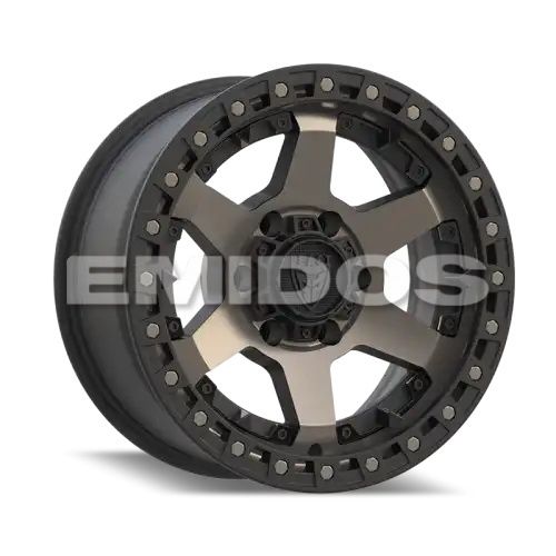 BEAST 9601 Matte Black w/ Mac Face&Dark Tint 6x135 17R 8 87,1 12