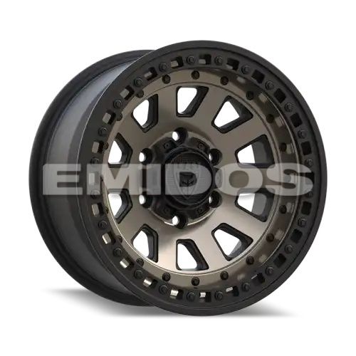 BEAST 9602 Matte Black w/ Mac Face&Dark Tint 5x127 17R 8.5 71,56 -12