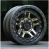 BEAST 9603 Matte Black w/ Mac Face&Dark Tint 5x150 20R 9 110 25