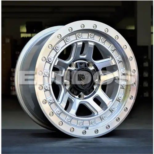 BEAST 9603N Silver Machined Face 6x139.7 17R 8.5 100,1 0