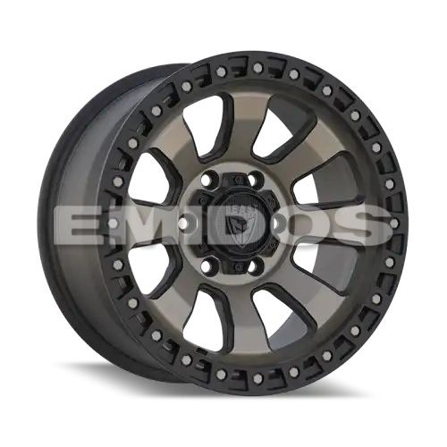 BEAST 9604N Matte Black w/ Mac Face&Dark Tint 6x139.7 17R 8.5 100,1 0