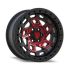 BEAST 9606N Matte Black w/ Red Face 6x139.7 17R 8.5 110 0