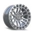 BEAST 9610 Silver Machined Face 6x139.7 17R 8.5 100,1 0