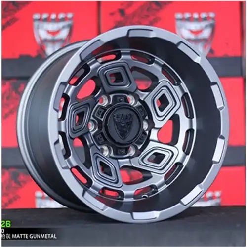 BEAST 9616 Matte gunmetal 6x139.7 16R 10 110,5 -44