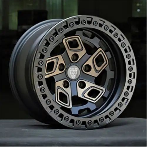 BEAST 9616B Matte Black w/ Mac Face&Dark Tint 5x127 17R 9 71,56 -38